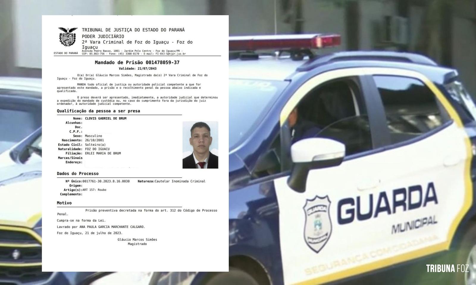 Guarda Municipal prende ultimo foragido da Operação "Gabrielus"