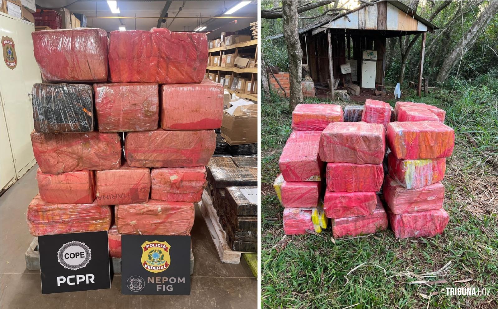 Policia Federal e Policia Civil apreendem 633 Kg de maconha em Santa Helena