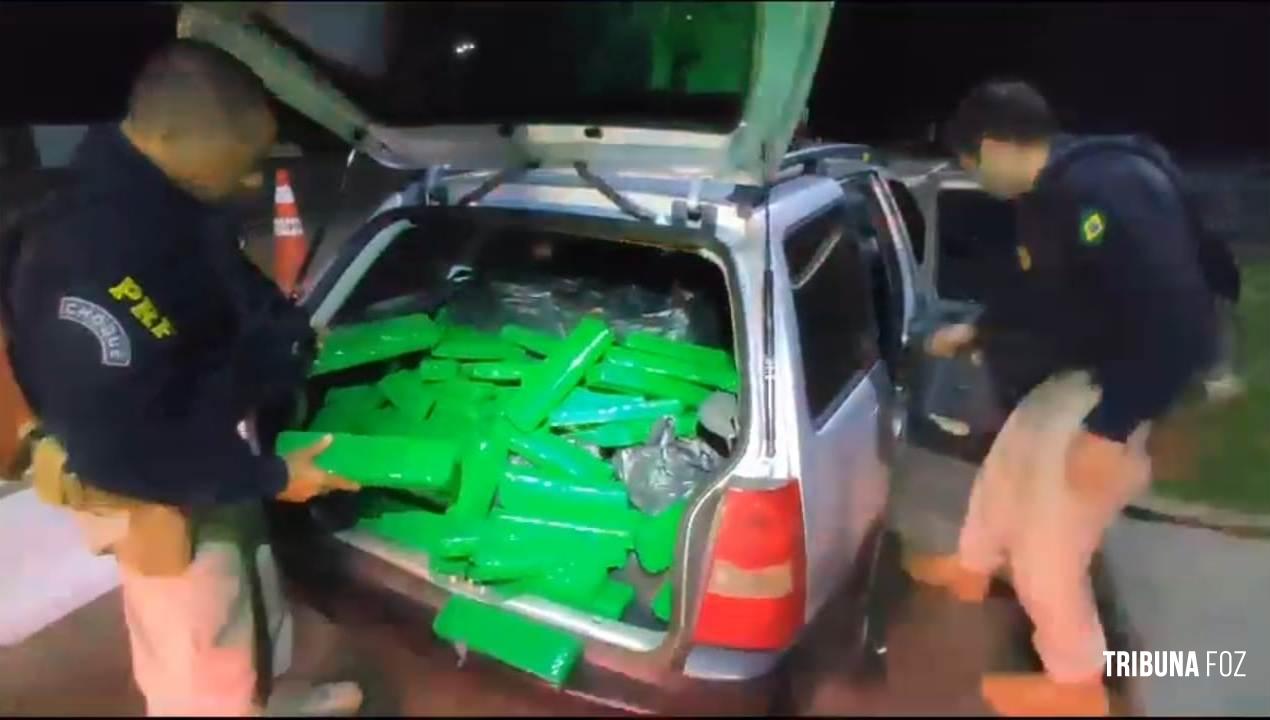 Polícia Rodoviária Federal apreende droga após acompanhamento tático