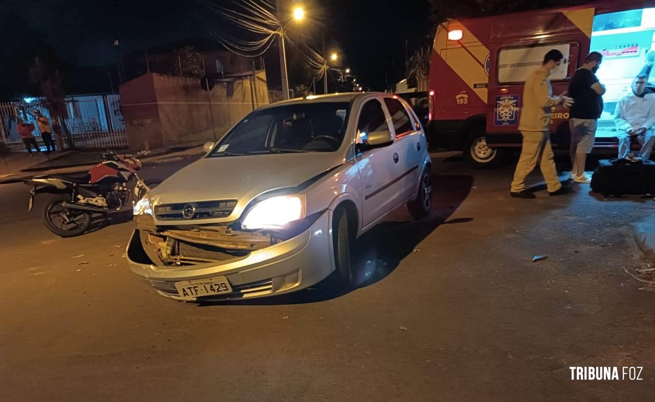 Siate socorre motociclista após colisão no Bairro Morumbi Siate socorre motociclista após colisão no Bairro Morumbi