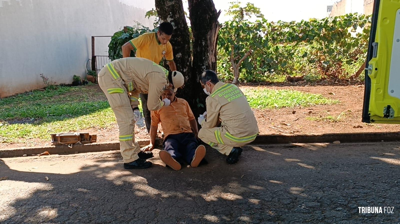 Siate socorre vitima de queda no Jardim Ipê II