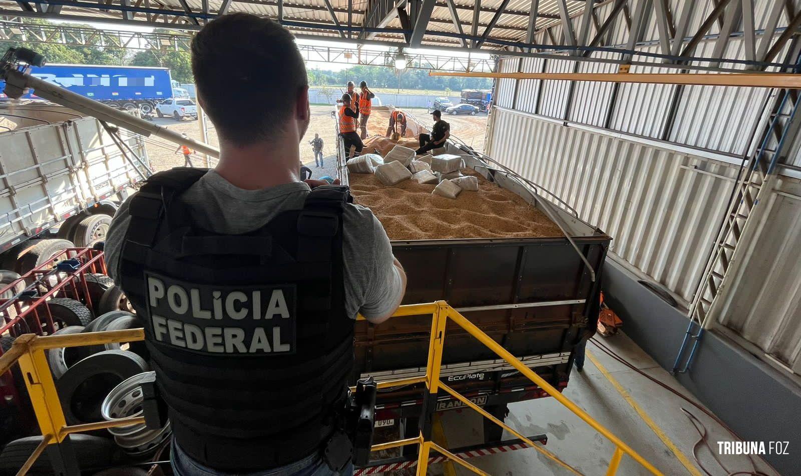 Polícia Federal apreende 5.426 Kg de maconha em carretas provenientes do Paraguai