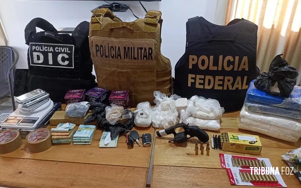 Policia Federal cumpre mandado de busca e apreensão em Foz do Iguaçu na Operação Recidiva voltada ao combate ao Trafico de Drogas 