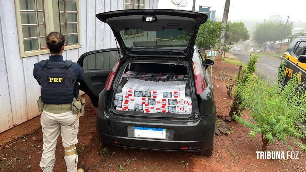 PRF apreende cigarro contrabandeado em Céu Azul