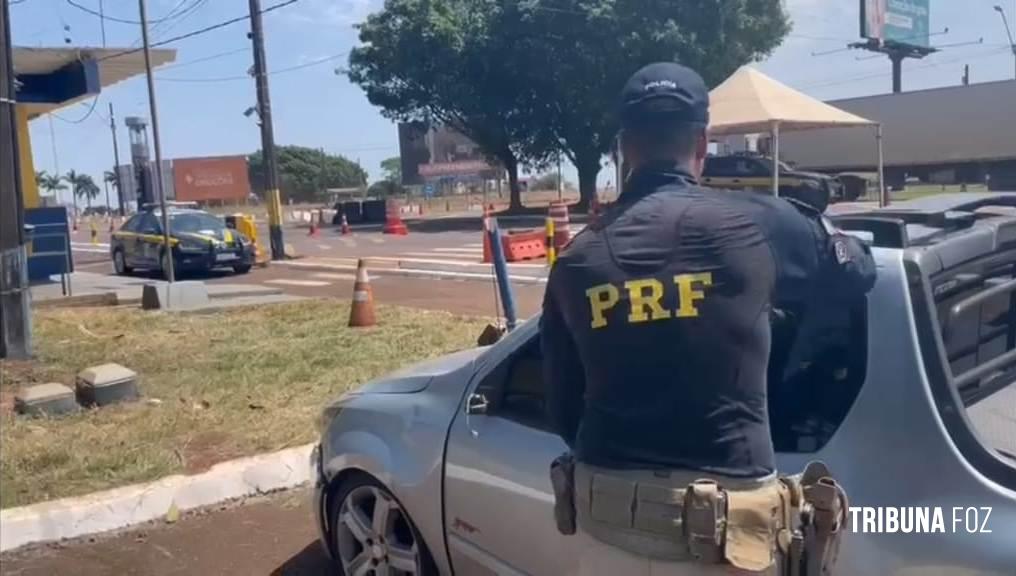 Ultrapassagem resulta em prisão de homem pela PRF em Foz do Iguaçu 