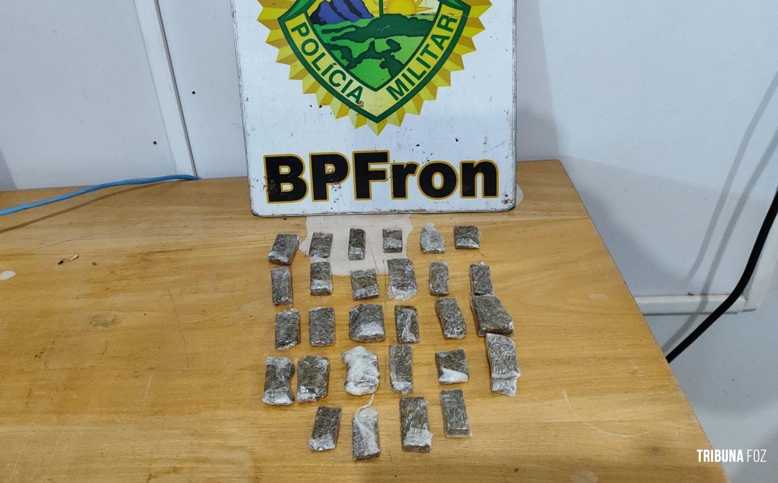 BPFRON apreende drogas em Nova Santa Rosa