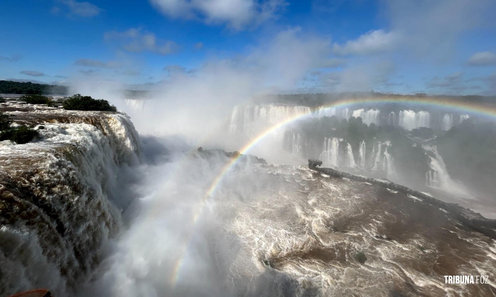 Cataratas do Iguaçu atinge vazão de 6 milhões