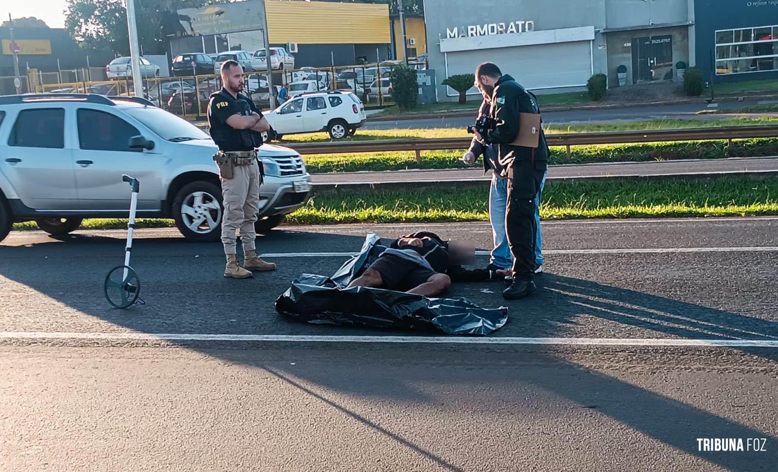 Ciclista morre após mal súbito na BR-277