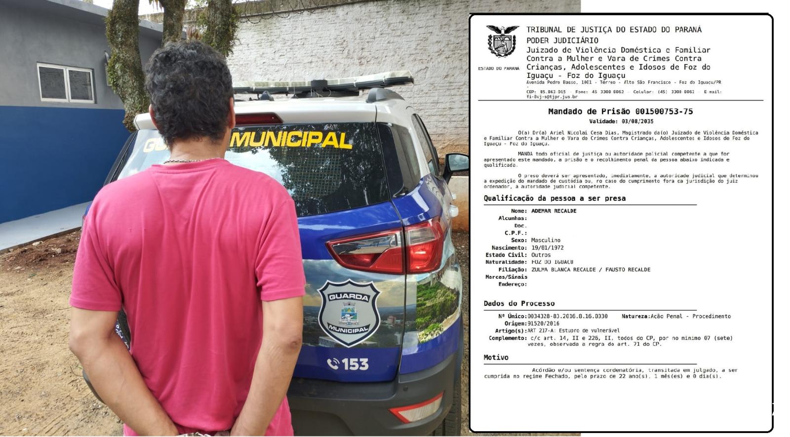 Guarda Municipal cumpre mandado de prisão no Bairro Morumbi