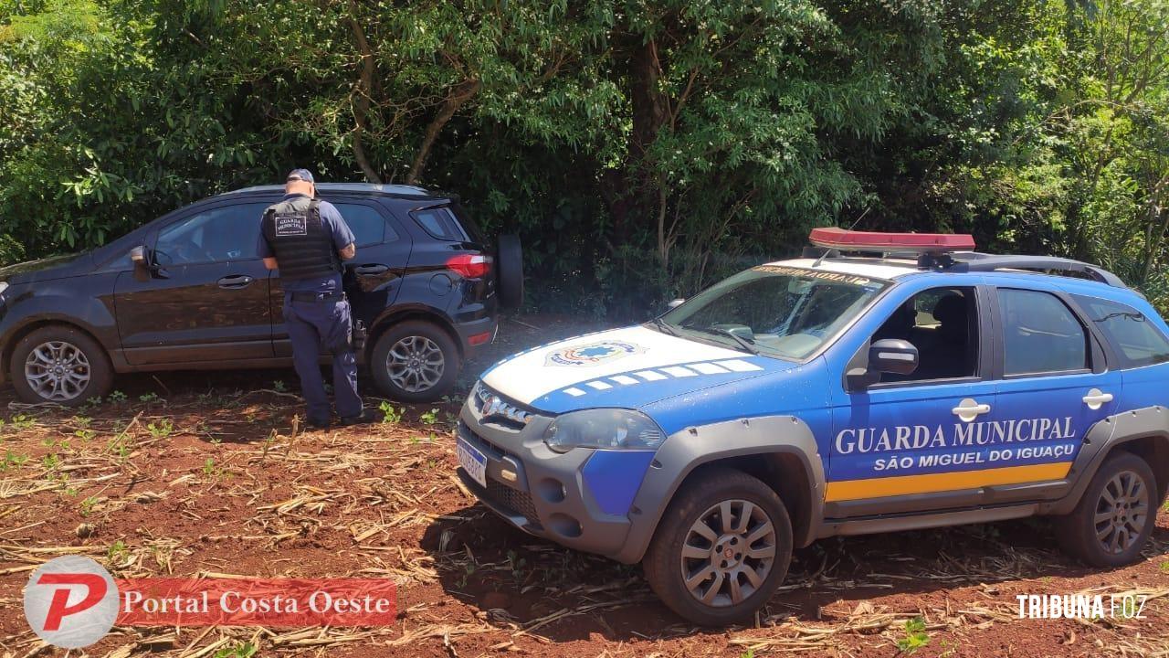 Guarda Municipal de São Miguel do Iguaçu recupera veículo roubado em Medianeira