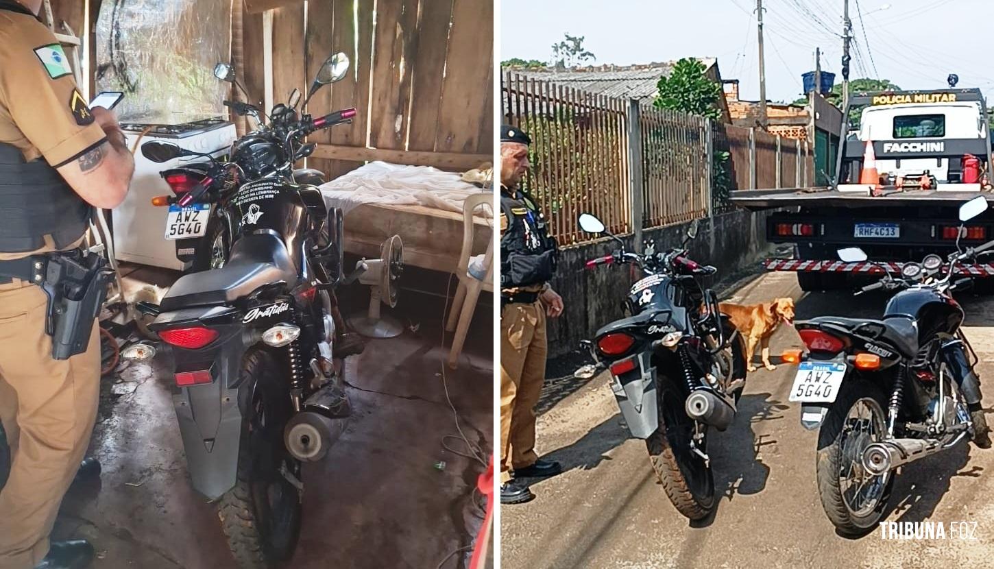 Policia Militar recupera duas motos furtadas na Favela da Brás