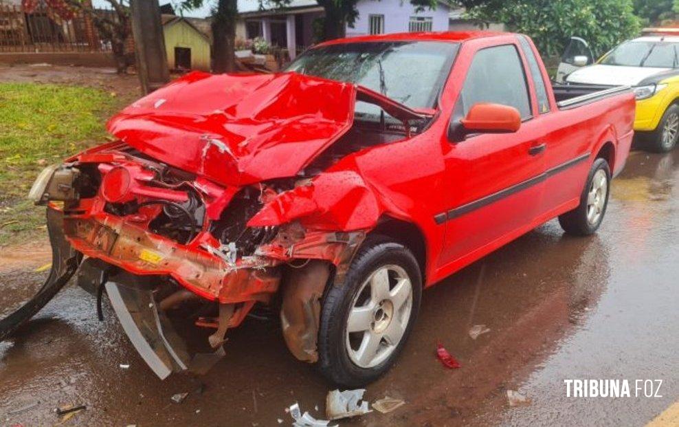 Policia Rodoviária Estadual registra colisão traseira entre Missal e Medianeira