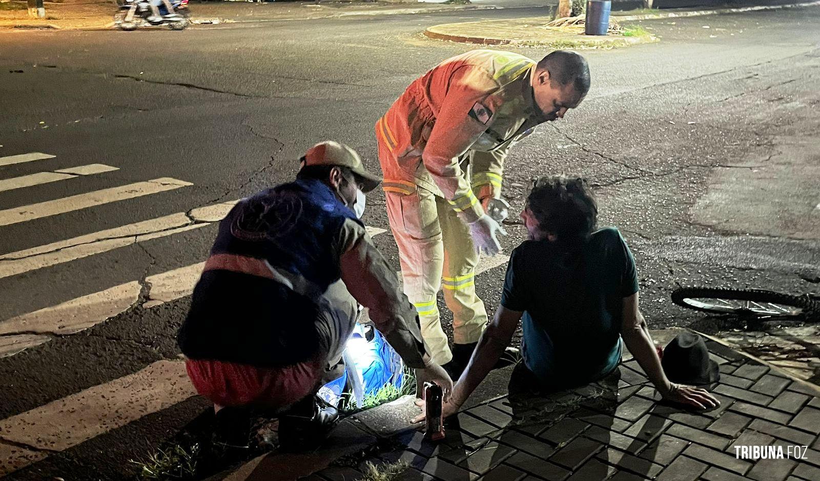Siate socorre ciclista após colisão no Bairro Morumbi Siate socorre ciclista após colisão no Bairro Morumbi