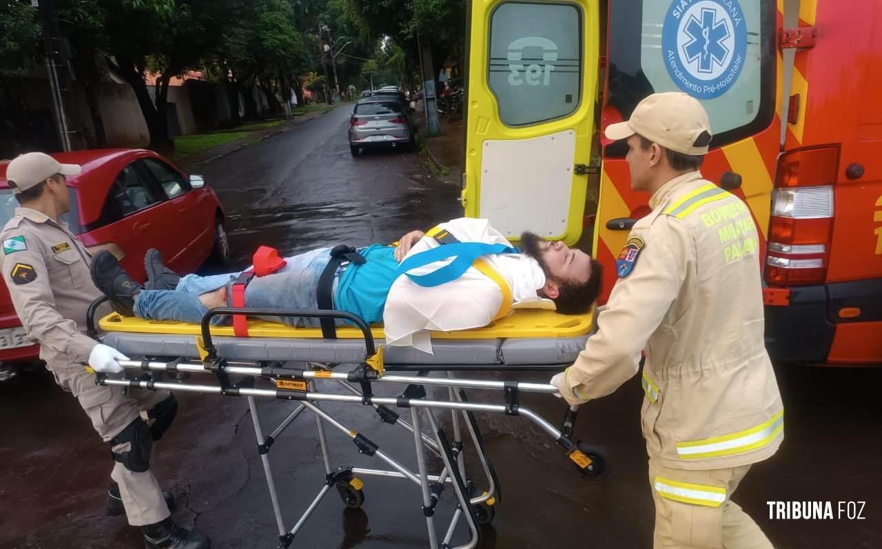 Siate socorre duas vítimas após queda de moto na Vila Maracanã