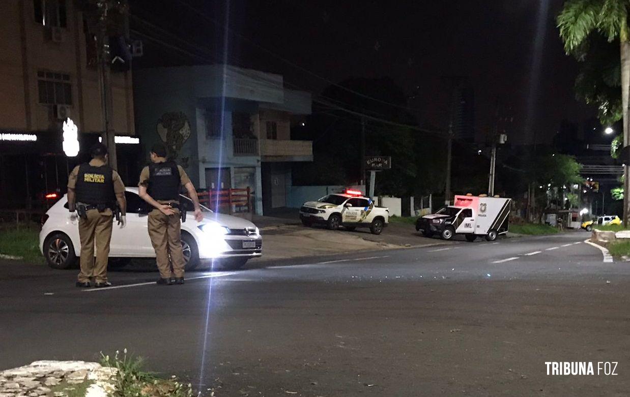 Condutor é executado a tiros durante a madrugada na Av. das Cataratas