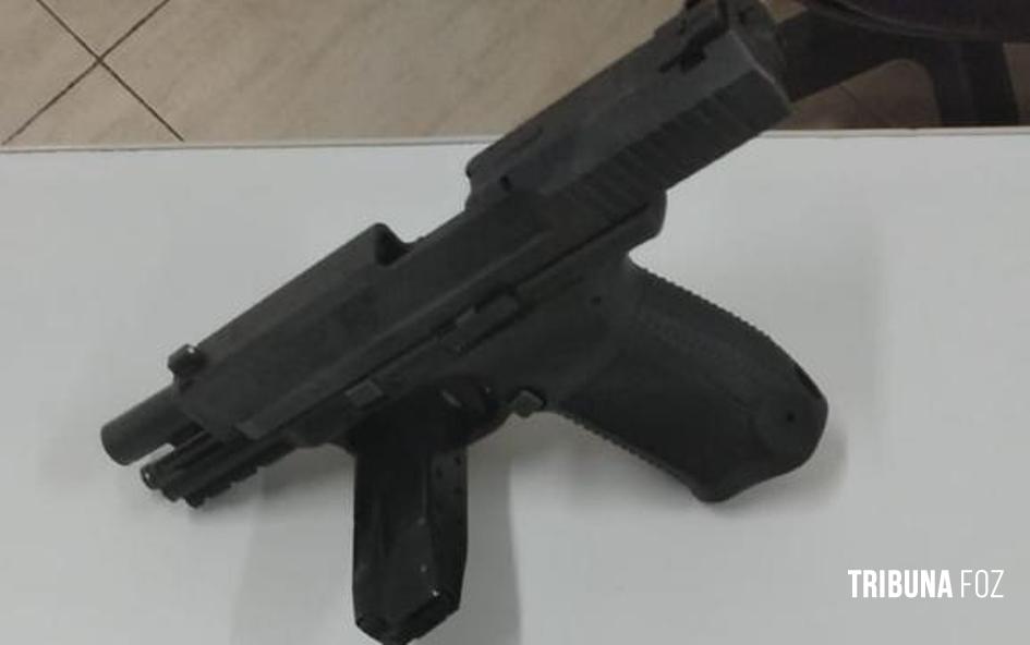 Militares do CHOQUE apreende pistola 9mm  após tentativa de abordagem no Três Lagoas