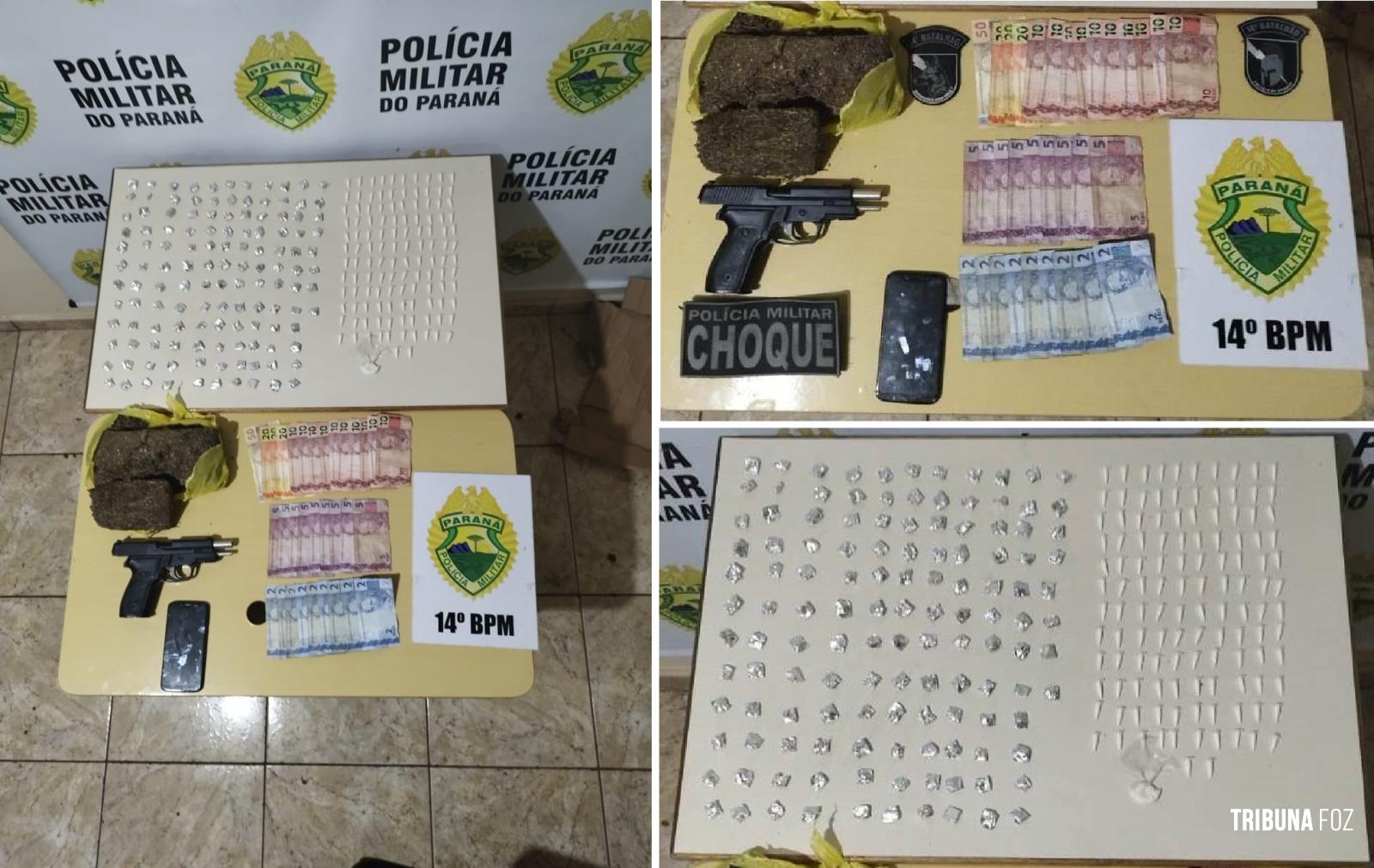 CHOQUE prende traficante de drogas com mandado de prisão na antiga "Favela da Mosca"