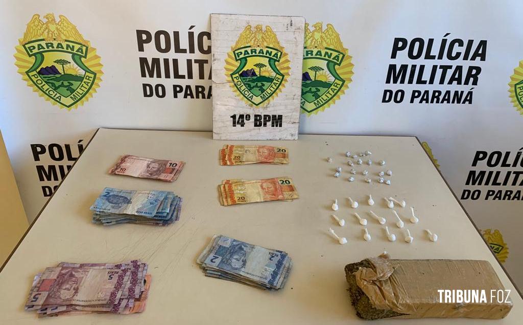 Polícia Militar apreende entorpecentes no Bairro Campos do Iguaçu