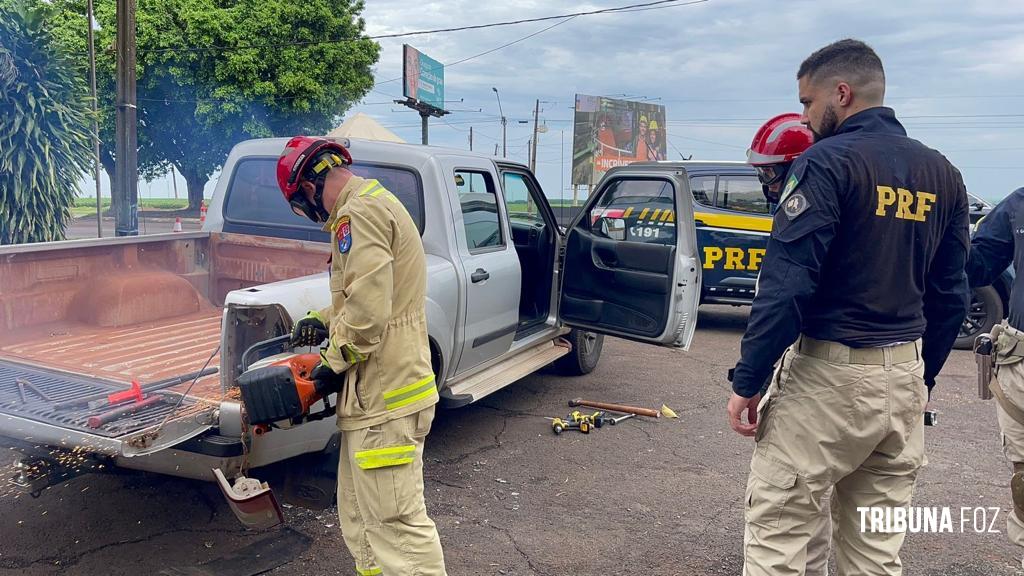 Polícia Rodoviária Federal apreende pasta base de cocaína em Santa Terezinha de Itaipu