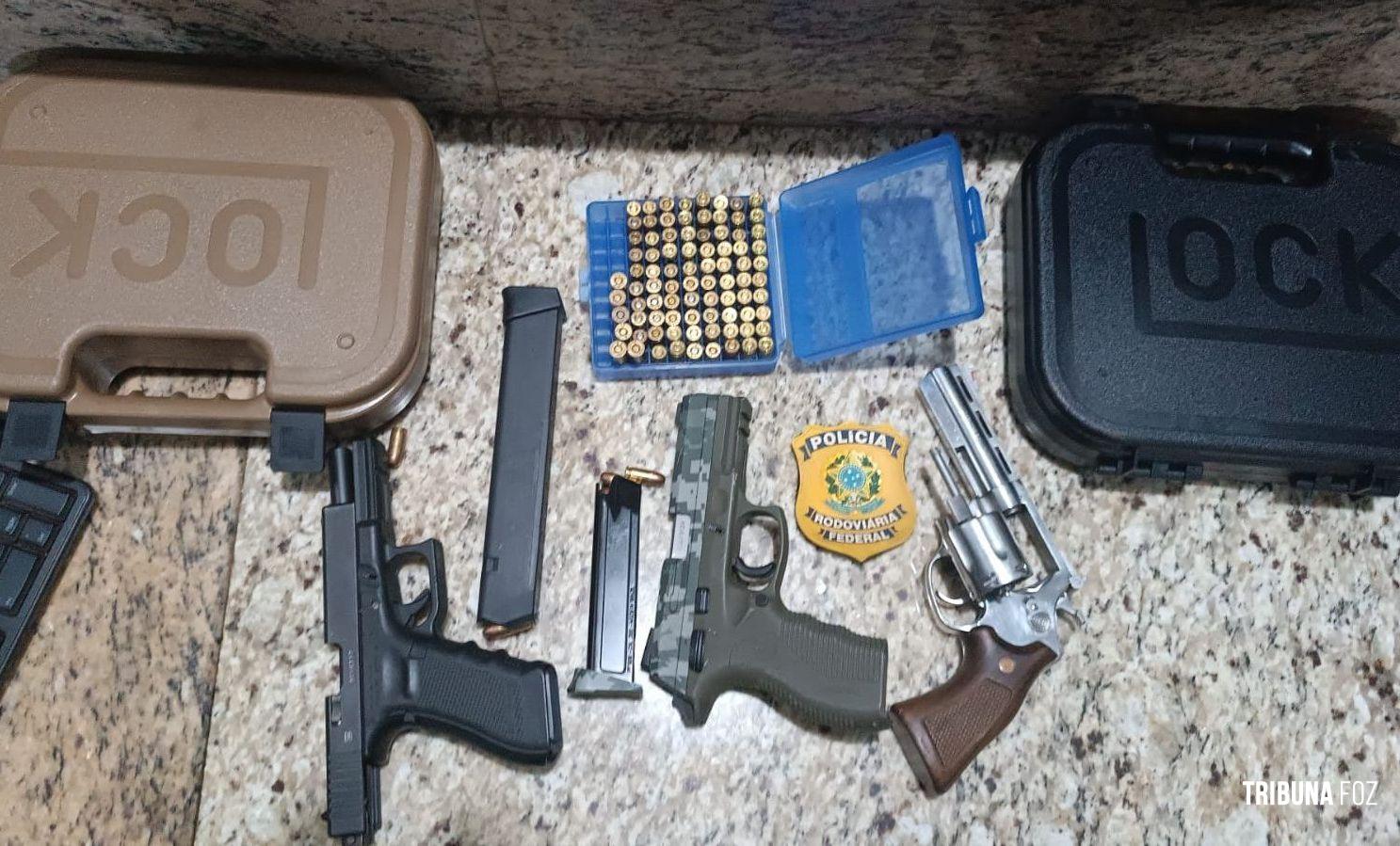 PRF prende homem com varias armas em Santa Terezinha de Itaipu