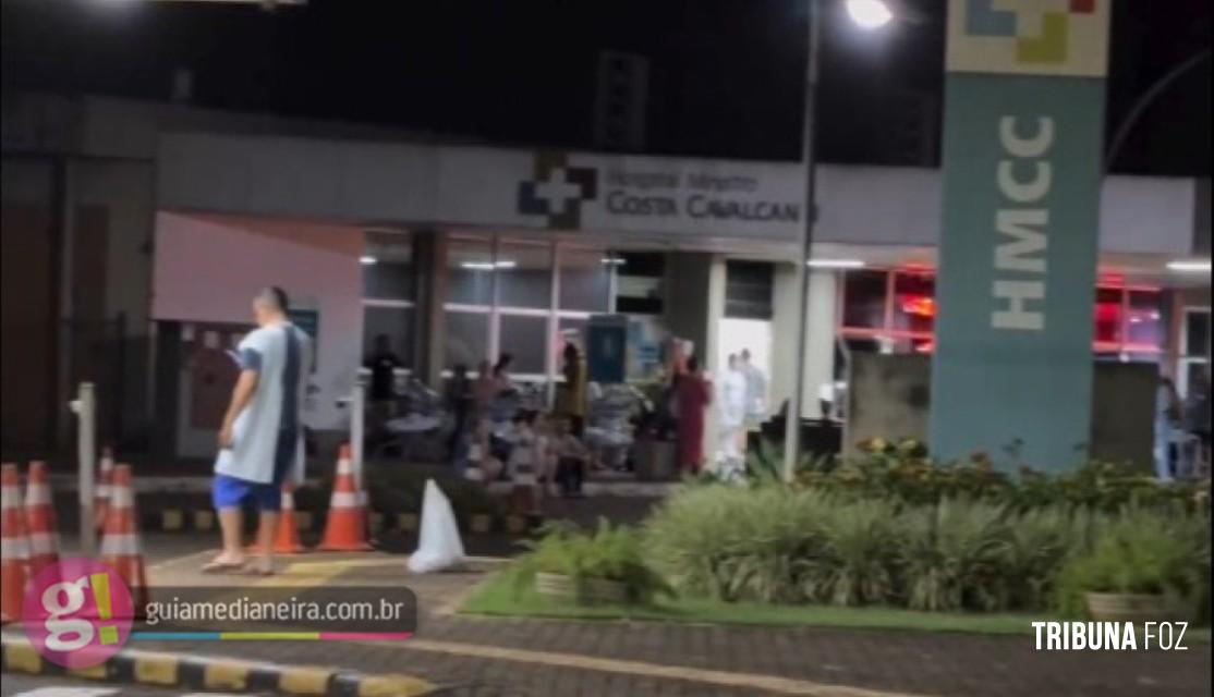 7 pacientes precisam ser transferidos após incêndio Hospital Ministro Costa Cavalcanti em Foz do Iguaçu