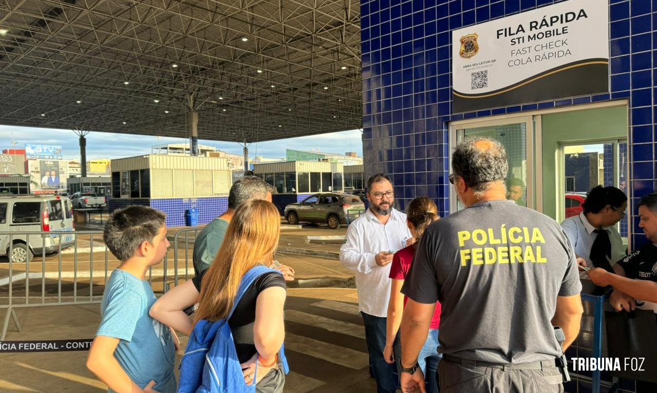 Policia Federal atinge marca recorde em registros migratórios na Ponte da Amizade em Foz do Iguaçu