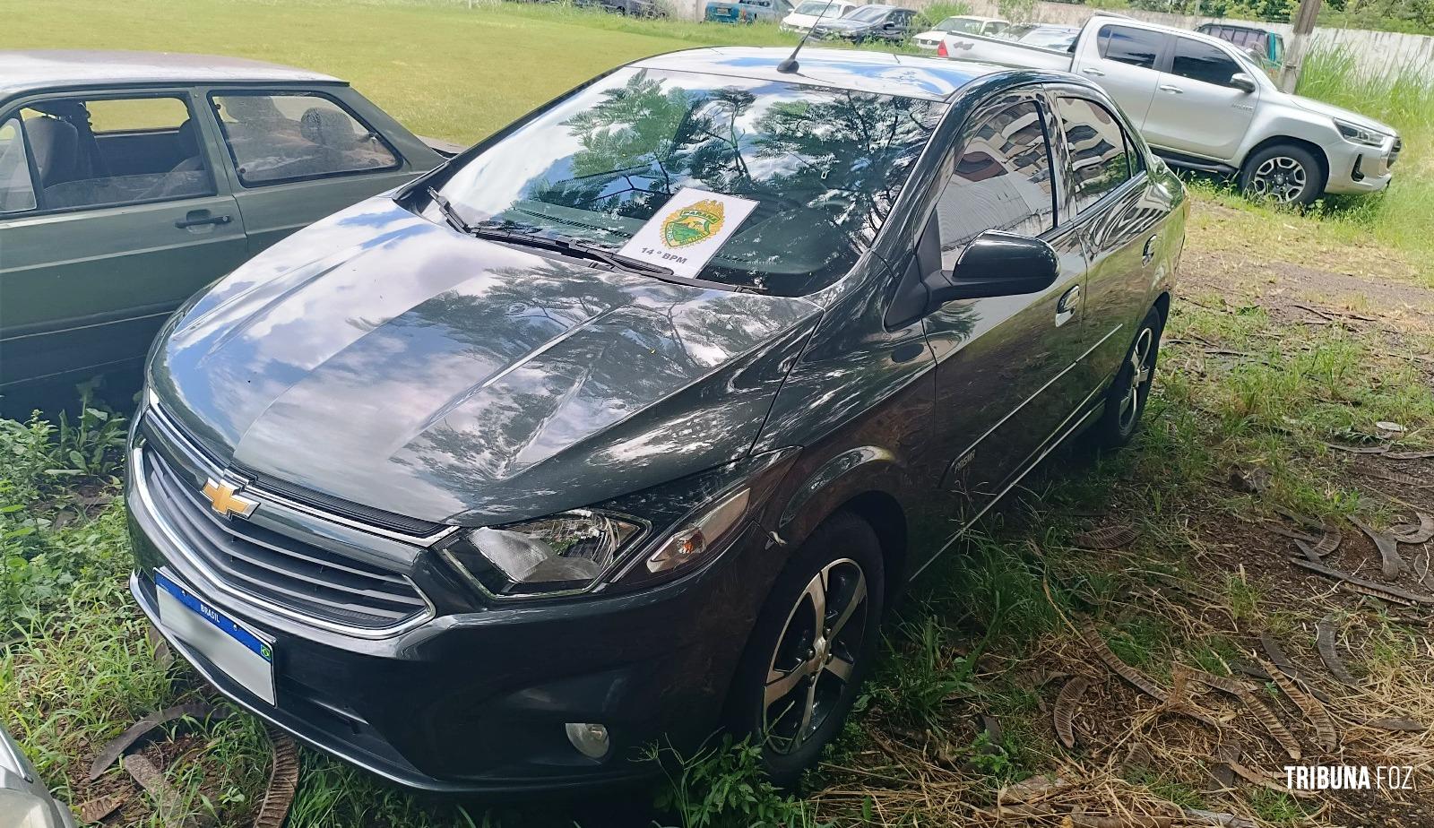 Policia Militar recupera veículo furtado no Parque Ouro Verde