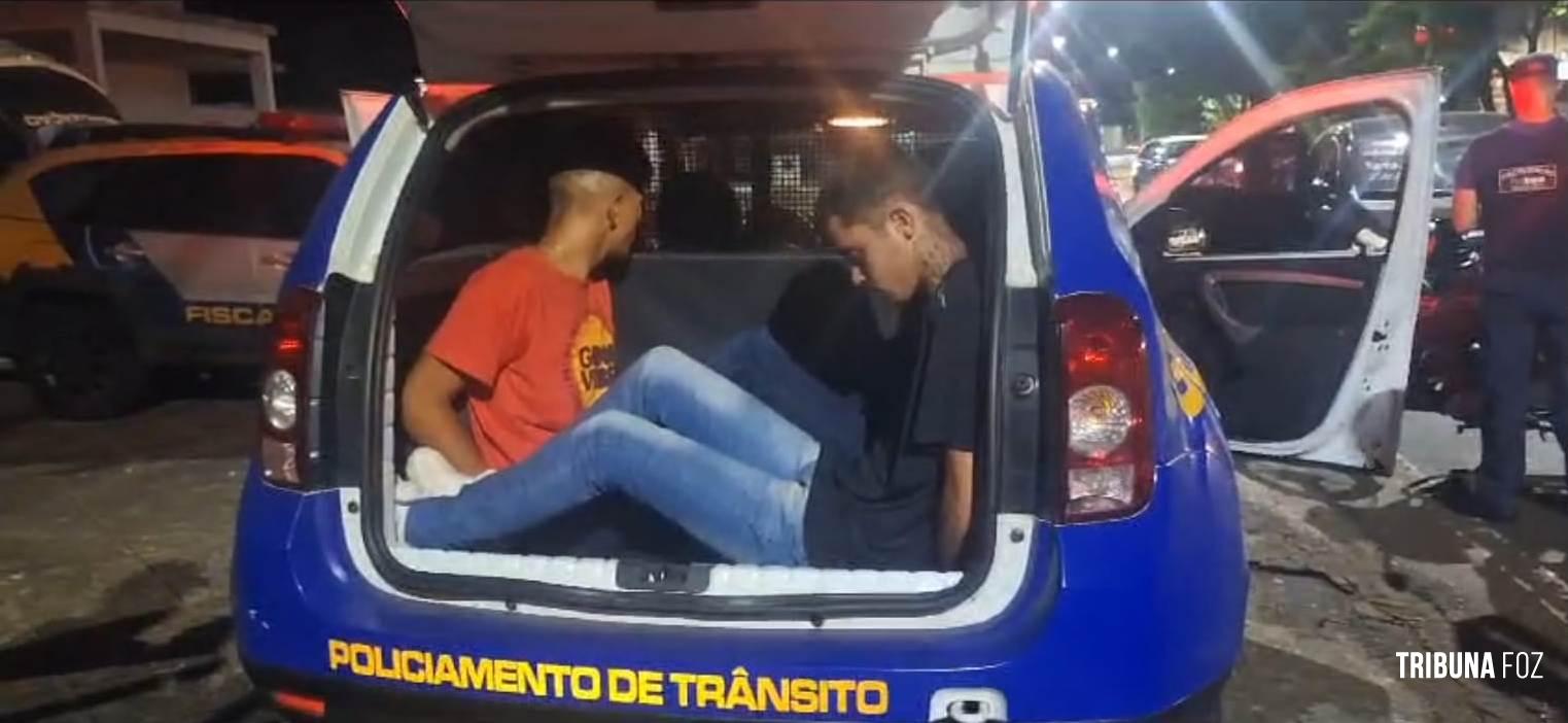 Guarda Municipal prende dois assaltantes em flagrante durante Blitz de trânsito na Av. JK