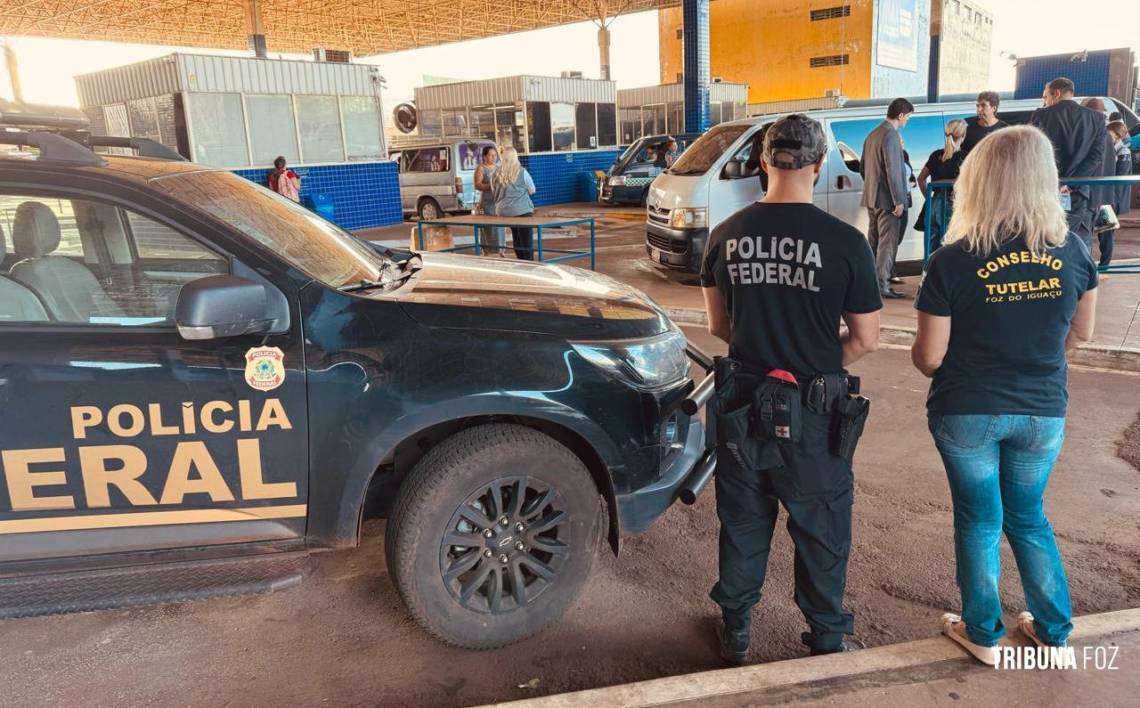 PF e força tarefa realizam operação de combate ao trabalho infantil e tráfico de pessoas na Ponte da Amizade