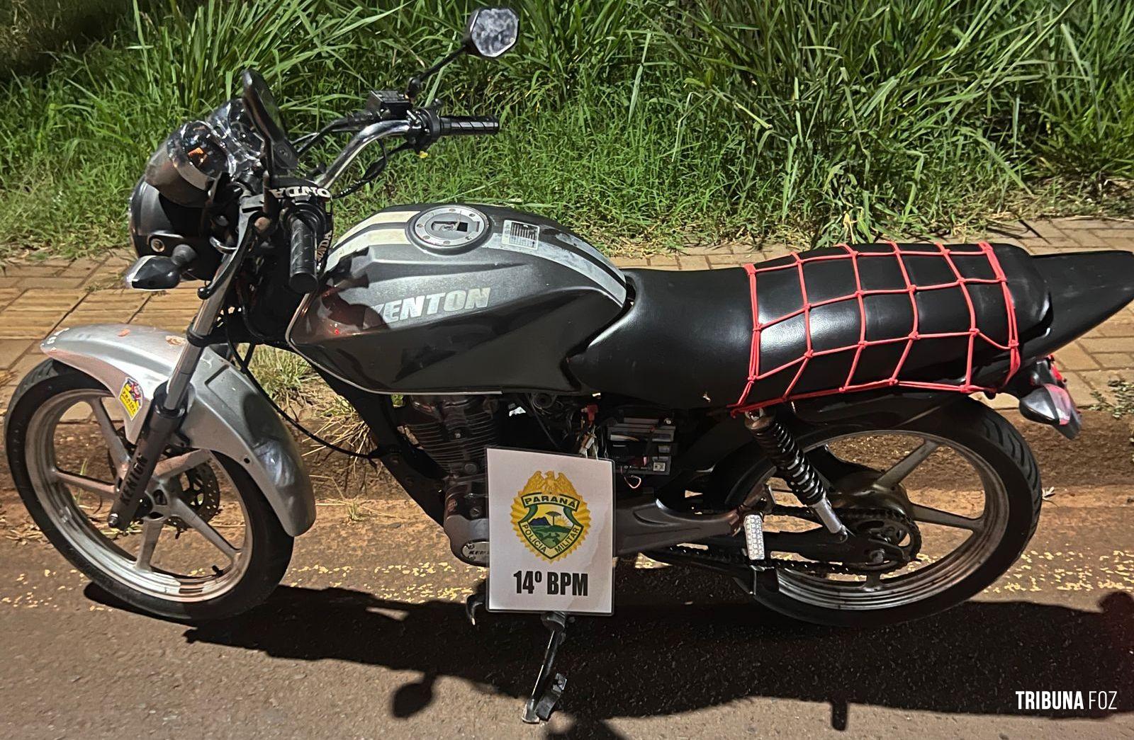 PM prende homem e recupera motocicleta furtada no Parque Pilar Campestre