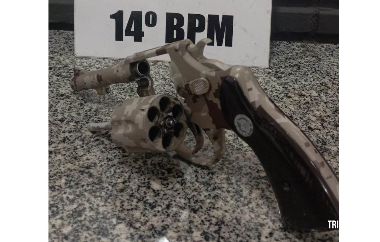 Policia Militar apreende menor com arma de fogo no Bairro Morumbi