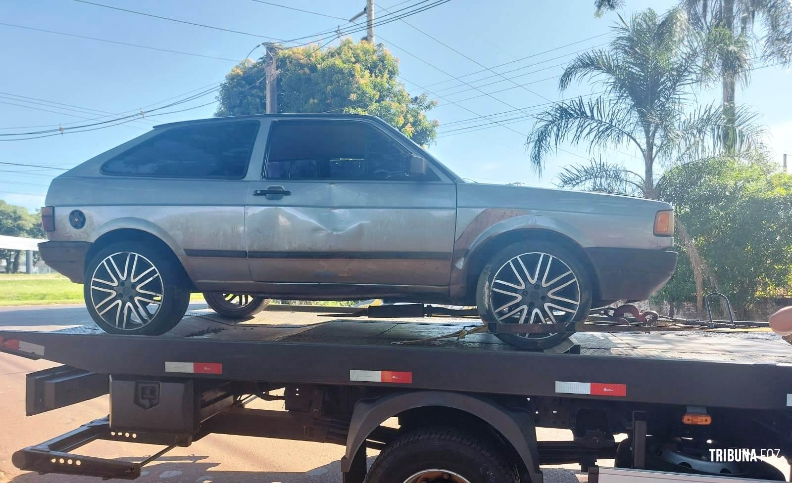 Policia Militar recupera veículo furtado no Bairro Portal da Foz