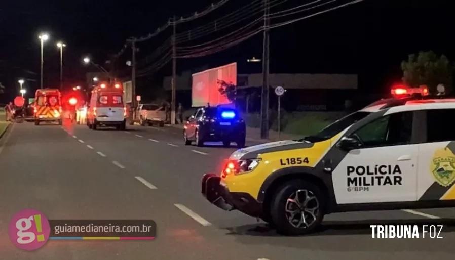 Cinco mortos em confronto com a PM após tentativa de roubo à Receita Federal de Cascavel