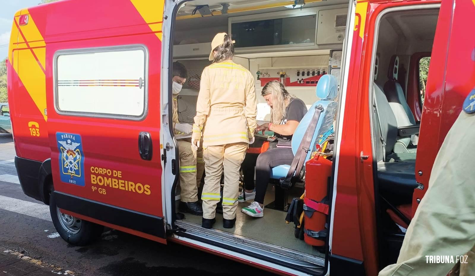 Motociclista é socorrido pelo Siate após queda na Av. General Meira