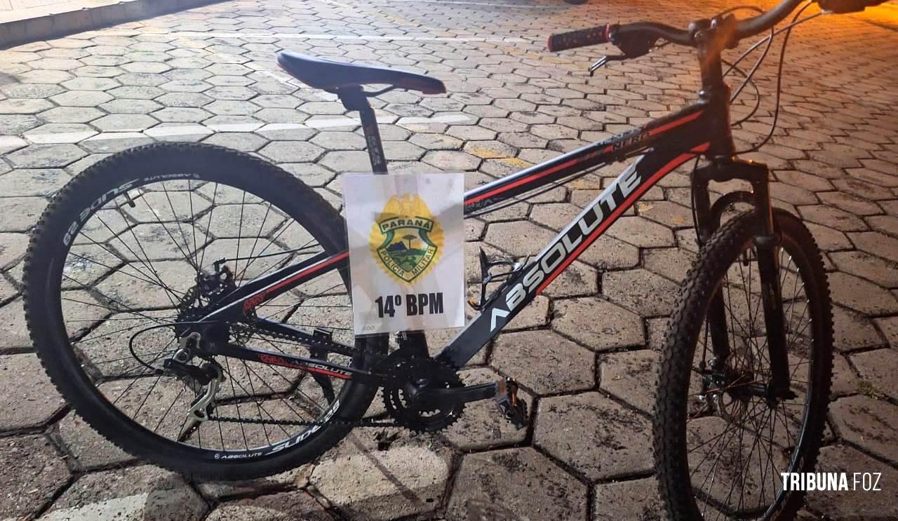 PM recupera bicicleta furtada na Favela do Monsenhor