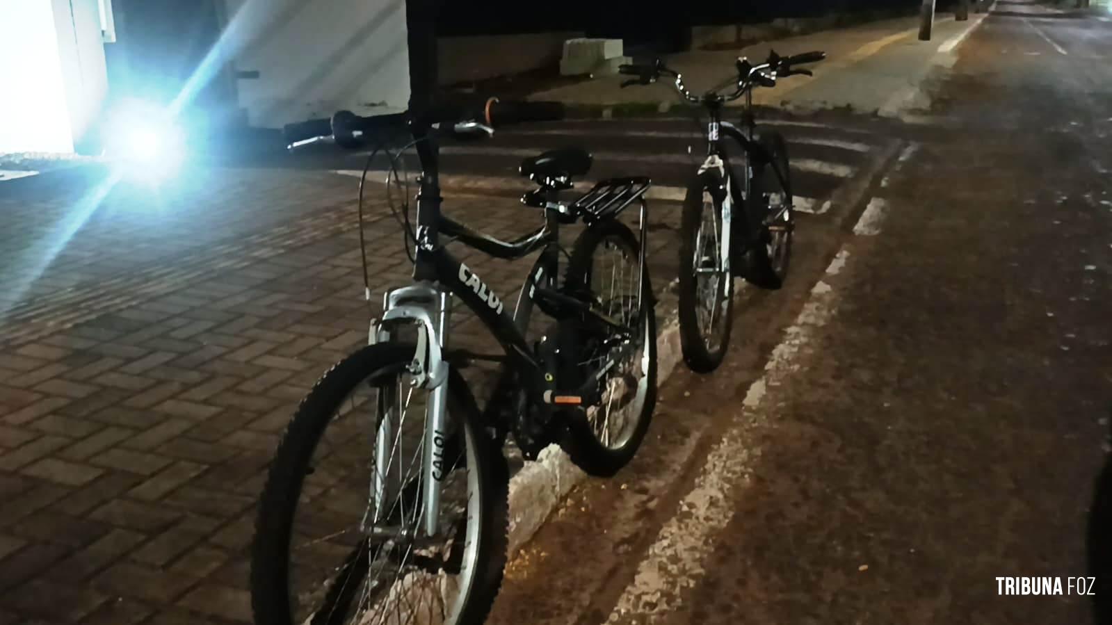 Policia Militar apreende duas bicicletas furtadas na entrada da Favela do Bolo