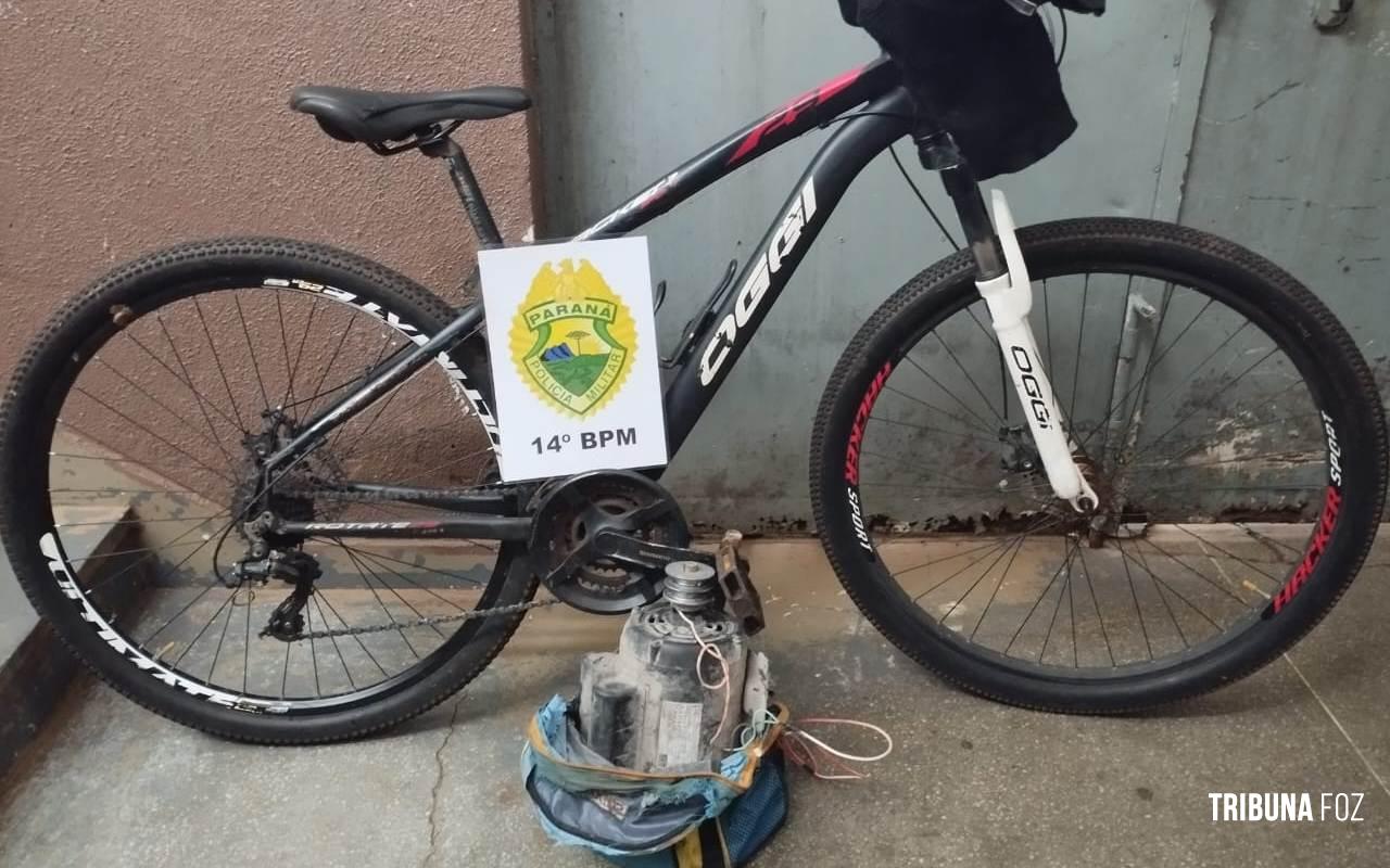 Policia Militar recupera bicicleta furtada na Av. Maceió