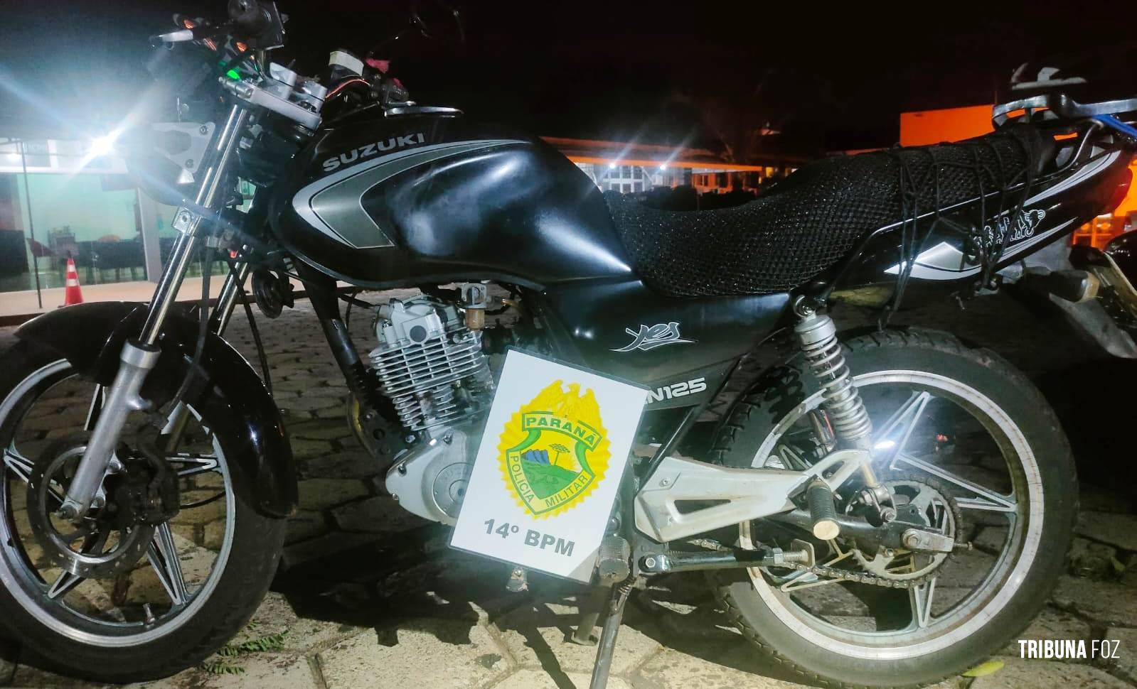 Policia Militar recupera motocicleta furtada no Lagoa Vermelha