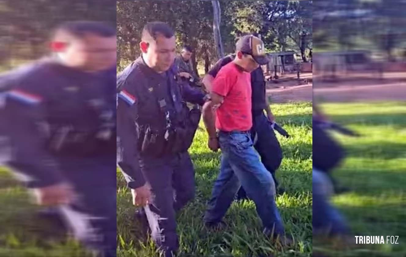 Preso jovem que matou policial a facadas durante festa beneficente em Itakyry, no Paraguai