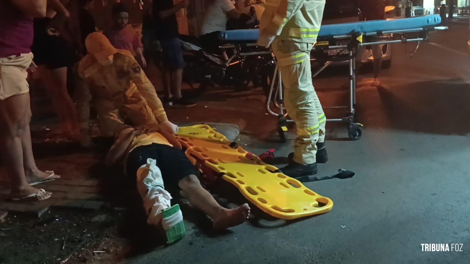 Siate socorre motociclista após colisão no Porto Meira Siate socorre motociclista após colisão no Porto Meira