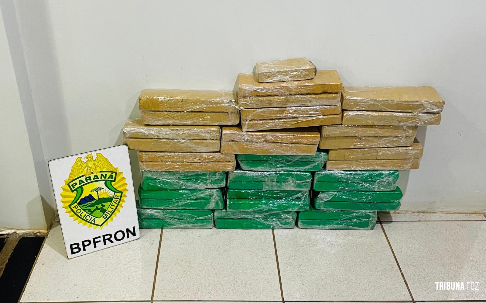 BPFRON apreende 33 Kg de substância análoga à maconha em São Miguel do Iguaçu