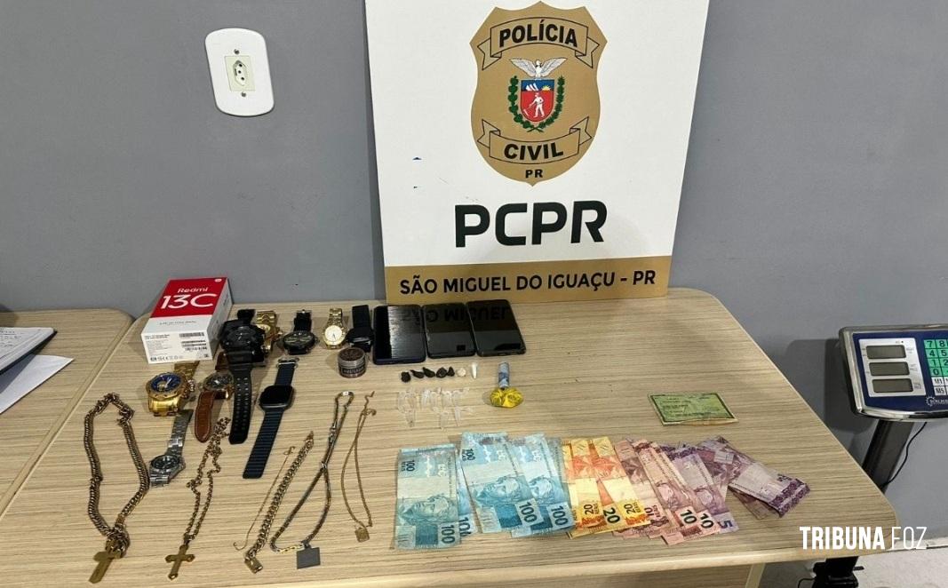 Casal é preso em operação policial por tráfico de drogas em São Miguel do Iguaçu