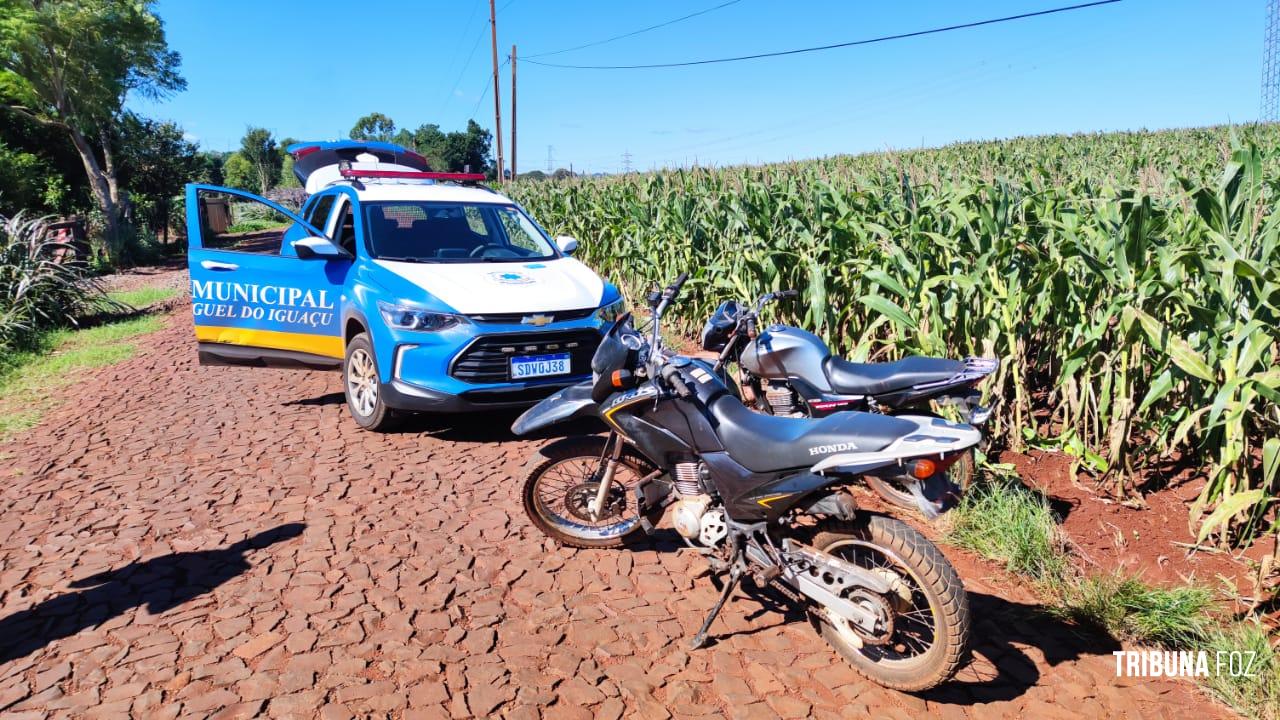 Guarda Municipal apreende dois menores com motos furtas em São Miguel do Iguaçu