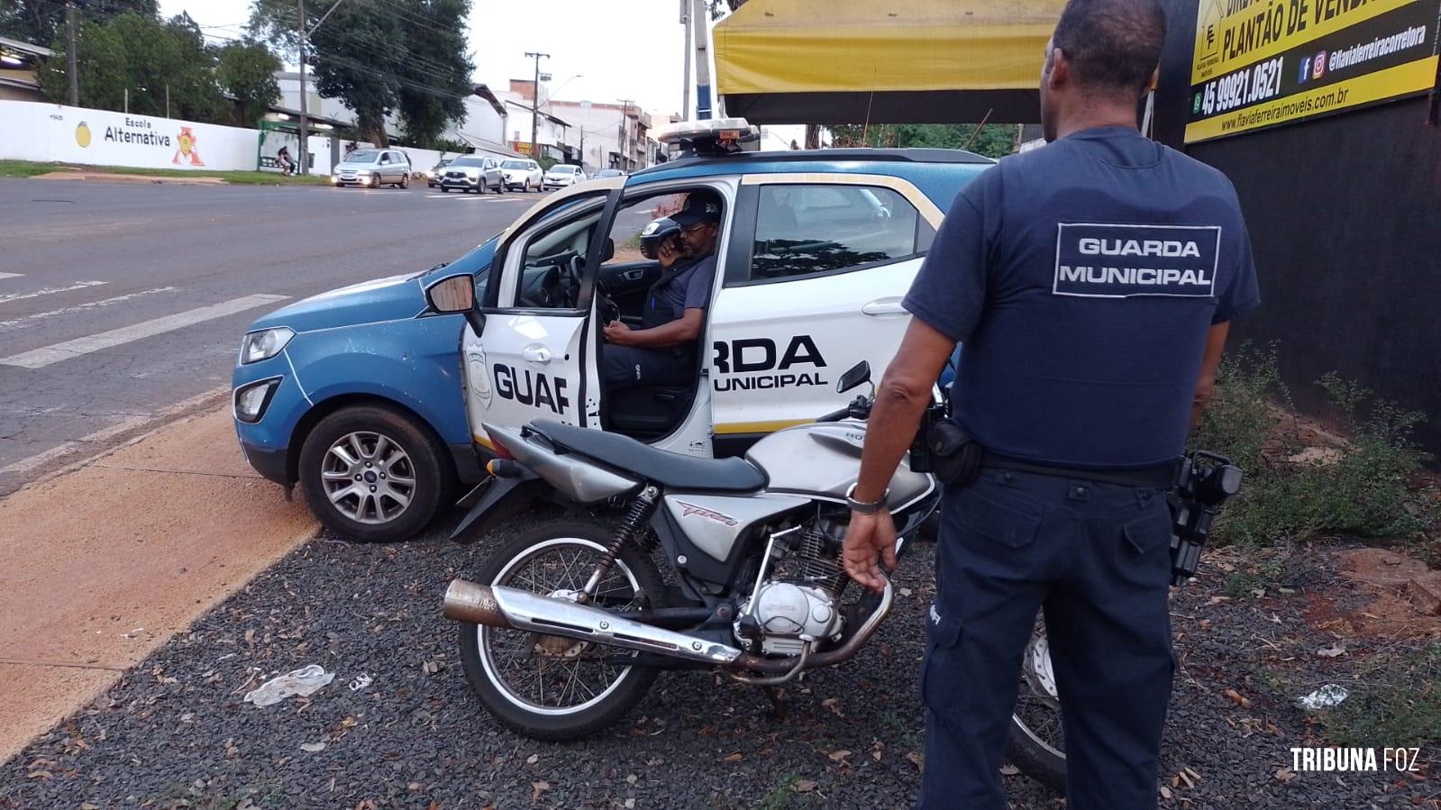 Guarda Municipal recupera motocicleta furtada na Av. República Argentina