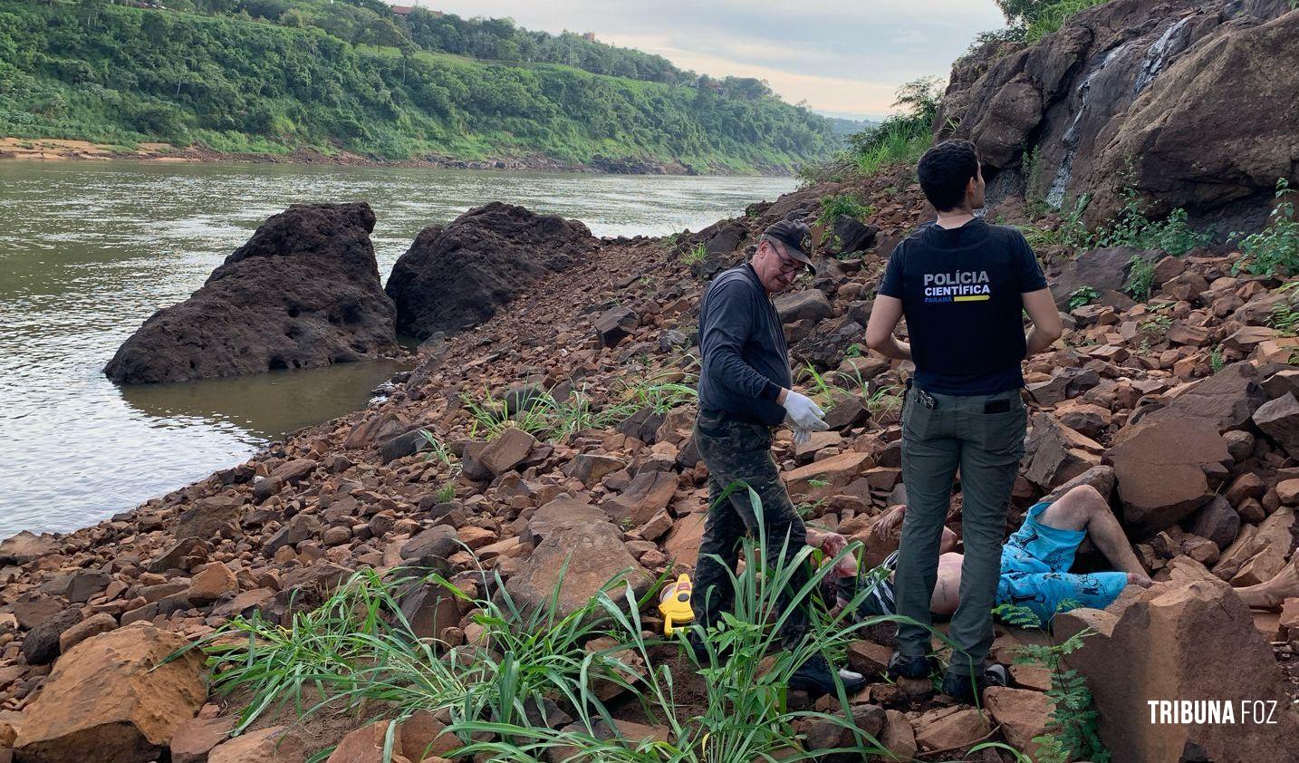 Homem é encontrado morto na barranca do Rio Iguaçu