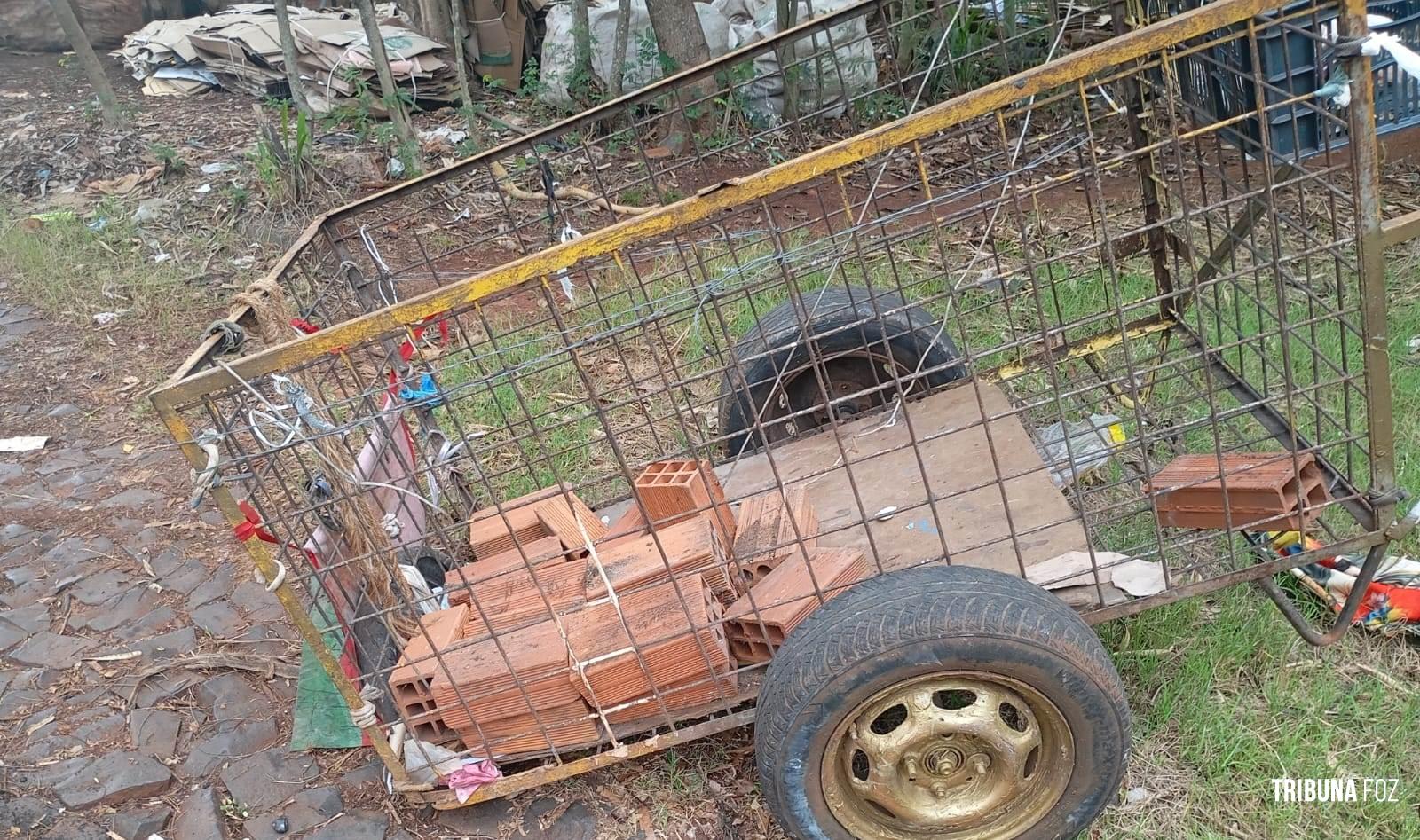 Homem é preso por furto de tijolos no centro de Foz do Iguaçu