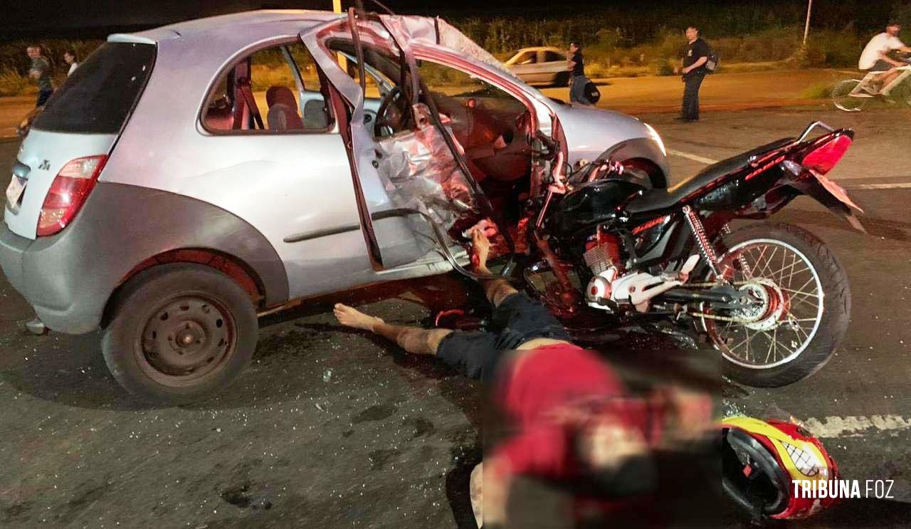 Motociclista morre após colisão na BR-277