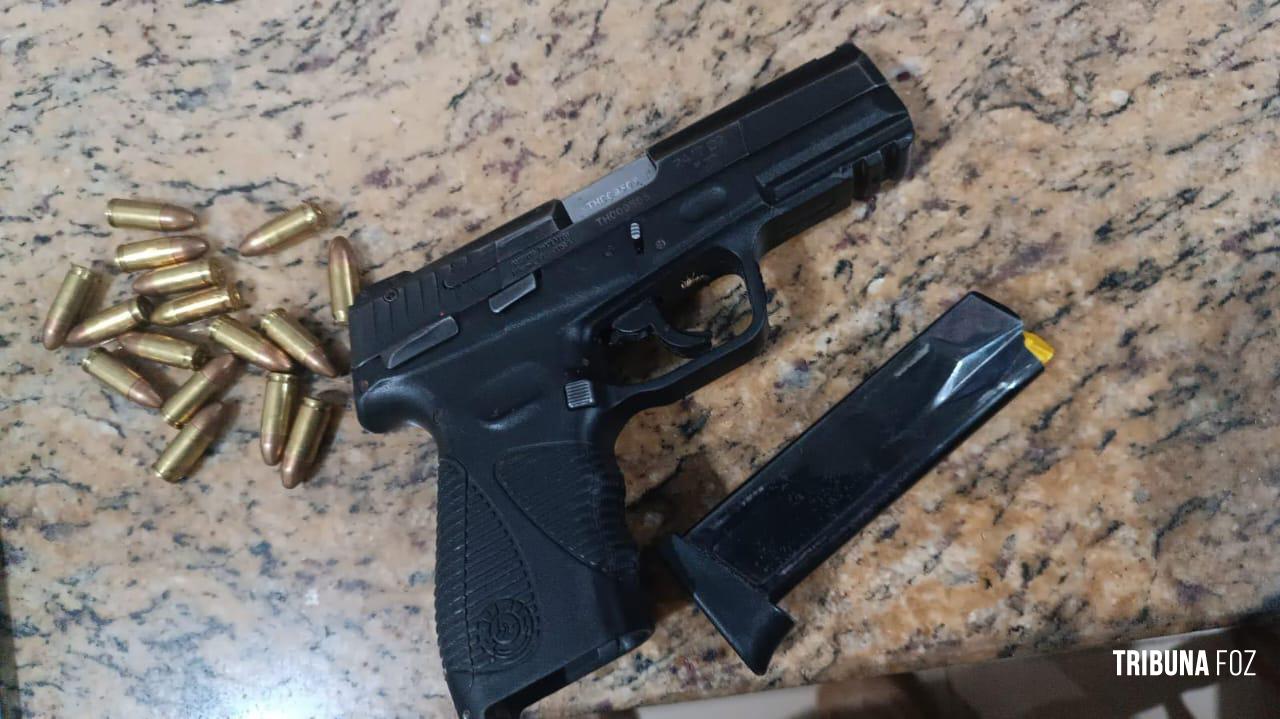 PRF prende condutor com pistola 9mm na BR-277