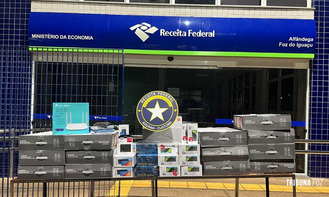 Receita Federal apreende veículo com contrabando na BR-277