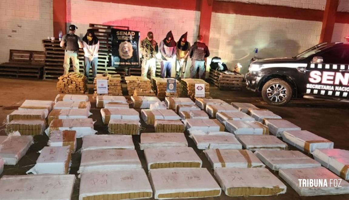 SENAD apreende mais de duas toneladas de maconha em Ciudad Del Este